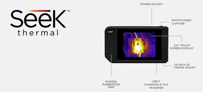 Seek Thermal SW-AAA Shot Handheld Thermal Camera Diagram